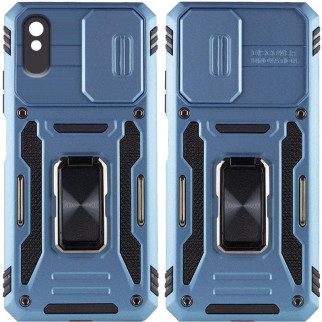 Ударостійкий чохол Epik Camshield Army Ring Xiaomi Redmi 9A Блакитний / Light Blue - Інтернет-магазин спільних покупок ToGether