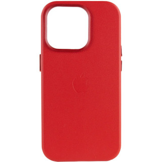 Шкіряний чохол Epik Leather Case AA Plus with MagSafe Apple iPhone 13 Pro 6.1" Crimson - Інтернет-магазин спільних покупок ToGether