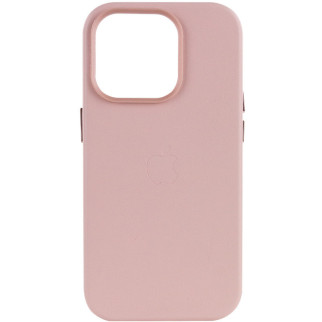 Шкіряний чохол Epik Leather Case AA Plus with MagSafe Apple iPhone 13 Pro Max 6.7" Sand Pink - Інтернет-магазин спільних покупок ToGether