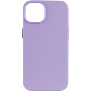 Шкіряний чохол Epik Leather Case AA Plus with MagSafe Apple iPhone 14 6.1" Elegant purple - Інтернет-магазин спільних покупок ToGether