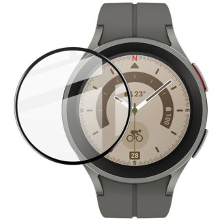 Полімерна плівка Epik 3D full glue Samsung Galaxy Watch 5 Pro 45 mm Чорний - Інтернет-магазин спільних покупок ToGether