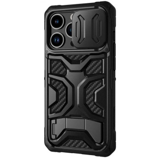 TPU+PC чохол Nillkin CamShield Adventurer Pro шторка на камеру Apple iPhone 14 Pro Max 6.7" Armor Black - Інтернет-магазин спільних покупок ToGether