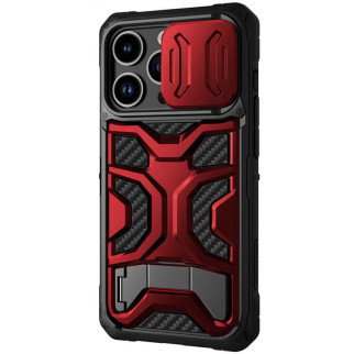 TPU+PC чохол Nillkin CamShield Adventurer Pro шторка на камеру Apple iPhone 14 Pro Max 6.7" Maga Red - Інтернет-магазин спільних покупок ToGether