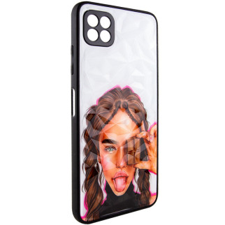 TPU+PC чохол Epik Prisma Ladies Samsung Galaxy A22 5G Chocolate - Інтернет-магазин спільних покупок ToGether