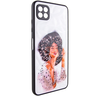 TPU+PC чохол Epik Prisma Ladies Samsung Galaxy A22 5G Girl in a hat - Інтернет-магазин спільних покупок ToGether