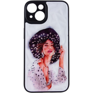 TPU+PC чохол Epik Prisma Ladies Apple iPhone 14 6.1" Girl in a hat - Інтернет-магазин спільних покупок ToGether