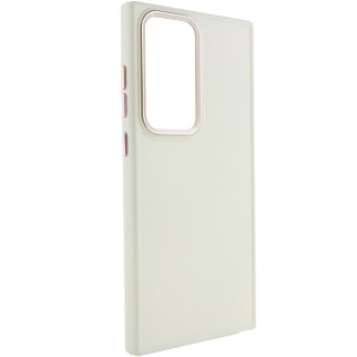 TPU чохол Epik Bonbon Metal Style Samsung Galaxy S23 Ultra Білий / White - Інтернет-магазин спільних покупок ToGether