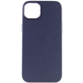 Шкіряний чохол Epik Leather Case AAA with MagSafe Apple iPhone 14 Plus 6.7" Ink - Інтернет-магазин спільних покупок ToGether