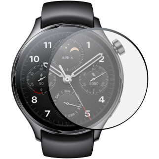 Полімерна плівка Epik 3D full glue Xiaomi Watch S1 Pro Чорний - Інтернет-магазин спільних покупок ToGether