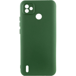 Чохол Lakshmi Silicone Cover Full Camera A TECNO POP 5 Зелений / Dark green - Інтернет-магазин спільних покупок ToGether