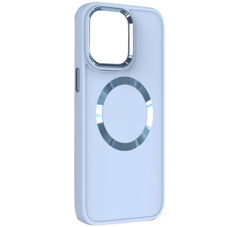 TPU чохол Epik Bonbon Metal Style with MagSafe Apple iPhone 13 6.1" Блакитний / Mist blue - Інтернет-магазин спільних покупок ToGether
