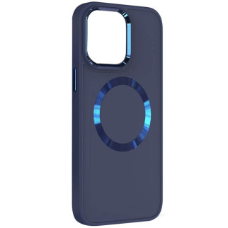 TPU чохол Epik Bonbon Metal Style with MagSafe Apple iPhone 14 Plus 6.7" Синій / Cosmos blue - Інтернет-магазин спільних покупок ToGether