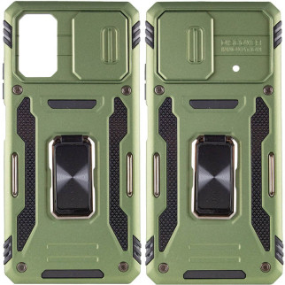 Ударостійкий чохол Epik Camshield Army Ring Xiaomi Poco X5 5G / Note 12 5G Оливковий / Army Green - Інтернет-магазин спільних покупок ToGether