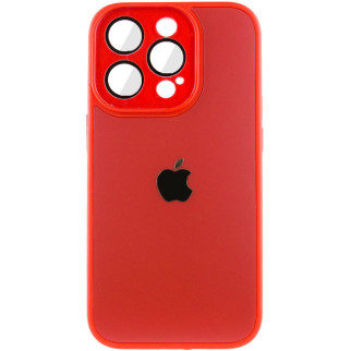 Чохол TPU+Glass Epik Sapphire Midnight Apple iPhone 14 Pro 6.1" Червоний / Red - Інтернет-магазин спільних покупок ToGether