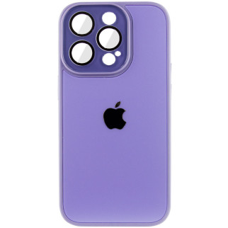 Чохол TPU+Glass Epik Sapphire Midnight Apple iPhone 12 Pro 6.1" Бузковий / Dasheen - Інтернет-магазин спільних покупок ToGether