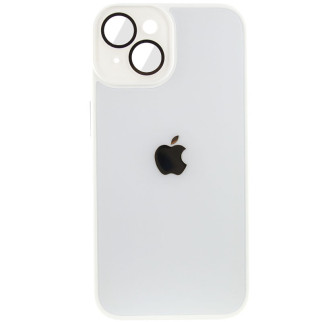 Чохол TPU+Glass Epik Sapphire Midnight Apple iPhone 14 Plus 6.7" Білий / White - Інтернет-магазин спільних покупок ToGether