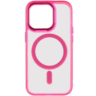 Чохол TPU Epik Iris with MagSafe Apple iPhone 13 Pro 6.1" Малиновий - Інтернет-магазин спільних покупок ToGether