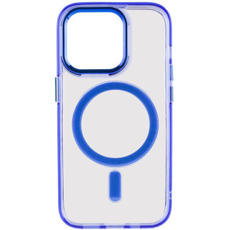 Чохол TPU Epik Iris with MagSafe Apple iPhone 13 Pro Max 6.7" Синій - Інтернет-магазин спільних покупок ToGether