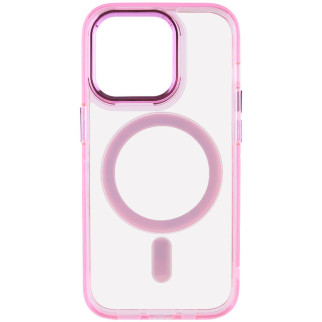 Чохол TPU Epik Iris with MagSafe Apple iPhone 14 Pro 6.1" Рожевий - Інтернет-магазин спільних покупок ToGether