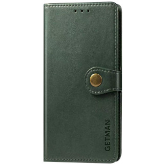 Шкіряний чохол-книжка GETMAN Gallant PU Samsung Galaxy M54 5G Зелений - Інтернет-магазин спільних покупок ToGether