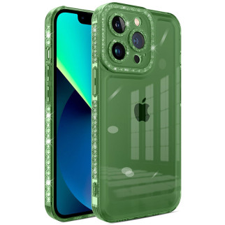 Чохол TPU Epik Starfall Clear Apple iPhone 13 Pro 6.1" Зелений - Інтернет-магазин спільних покупок ToGether