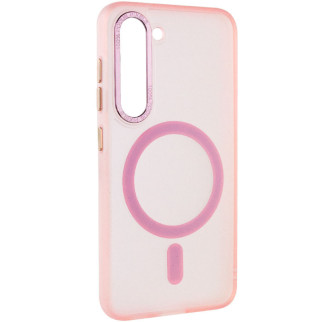 Чохол TPU Epik Lyon frosted with MagSafe Samsung Galaxy S23 Pink - Інтернет-магазин спільних покупок ToGether