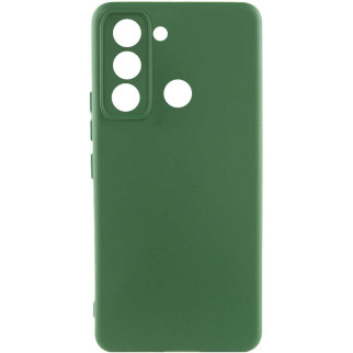 Чохол Lakshmi Silicone Cover Full Camera A TECNO Spark 8C Зелений / Dark green - Інтернет-магазин спільних покупок ToGether