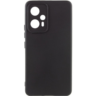 Чохол Lakshmi Silicone Cover Full Camera A Xiaomi Redmi Note 12T Pro Чорний / Black - Інтернет-магазин спільних покупок ToGether