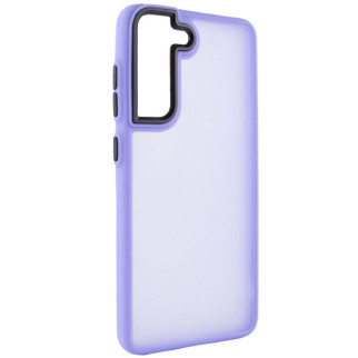 Чохол TPU+PC Epik Lyon Frosted Samsung Galaxy S21 FE Purple - Інтернет-магазин спільних покупок ToGether