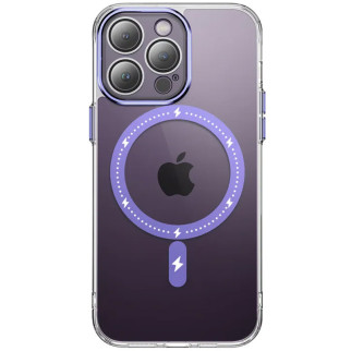 Чохол TPU+PC Epik Colorful with MagSafe Apple iPhone 12 Pro 6.1" Purple - Інтернет-магазин спільних покупок ToGether