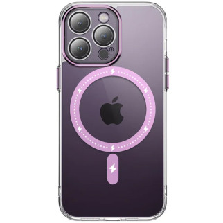 Чохол TPU+PC Epik Colorful with MagSafe Apple iPhone 12 Pro Max 6.7" Pink - Інтернет-магазин спільних покупок ToGether