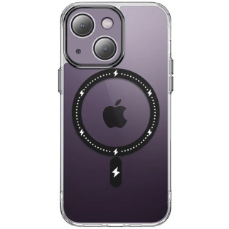 Чохол TPU+PC Epik Colorful with MagSafe Apple iPhone 13 6.1" Black - Інтернет-магазин спільних покупок ToGether