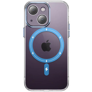 Чохол TPU+PC Epik Colorful with MagSafe Apple iPhone 13 6.1" Blue - Інтернет-магазин спільних покупок ToGether