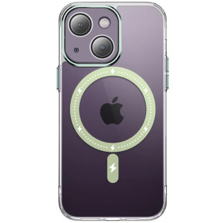 Чохол TPU+PC Epik Colorful with MagSafe Apple iPhone 13 6.1" Green - Інтернет-магазин спільних покупок ToGether