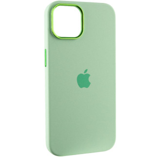 Чохол Epik Silicone Case Metal Buttons AA Apple iPhone 12 Pro Max 6.7" Зелений / Pistachio - Інтернет-магазин спільних покупок ToGether