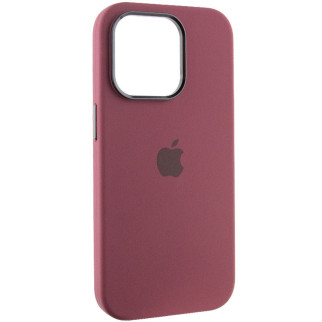 Чохол Epik Silicone Case Metal Buttons AA Apple iPhone 13 Pro 6.1" Бордовий / Plum - Інтернет-магазин спільних покупок ToGether