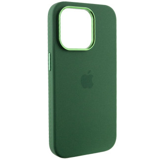 Чохол Epik Silicone Case Metal Buttons AA Apple iPhone 13 Pro 6.1" Зелений / Clover - Інтернет-магазин спільних покупок ToGether