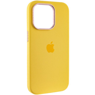 Чохол Epik Silicone Case Metal Buttons AA Apple iPhone 14 Pro Max 6.7" Жовтий / Sunglow - Інтернет-магазин спільних покупок ToGether