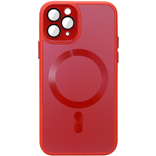 Чохол TPU+Glass Epik Sapphire Midnight with MagSafe Apple iPhone 11 Pro 5.8" Червоний / Red - Інтернет-магазин спільних покупок ToGether