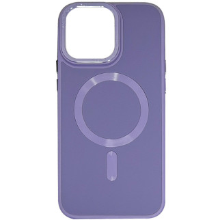 Шкіряний чохол Epik Bonbon Leather Metal Style with MagSafe Apple iPhone 11 Pro Max 6.5" Сірий / Lavender - Інтернет-магазин спільних покупок ToGether