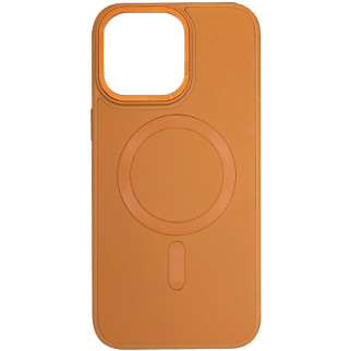 Шкіряний чохол Epik Bonbon Leather Metal Style with MagSafe Apple iPhone 11 Pro Max 6.5" Коричневий / Brown - Інтернет-магазин спільних покупок ToGether