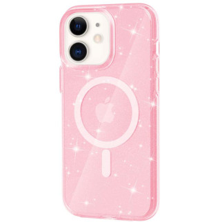 Чохол TPU Epik Galaxy Sparkle MagFit Apple iPhone 11 6.1" Pink+Glitter - Інтернет-магазин спільних покупок ToGether