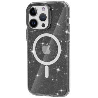Чохол TPU Epik Galaxy Sparkle MagFit Apple iPhone 12 Pro Max 6.7" Black+Glitter - Інтернет-магазин спільних покупок ToGether