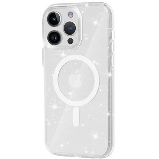 Чохол TPU Epik Galaxy Sparkle MagFit Apple iPhone 12 Pro Max 6.7" Clear+Glitter - Інтернет-магазин спільних покупок ToGether