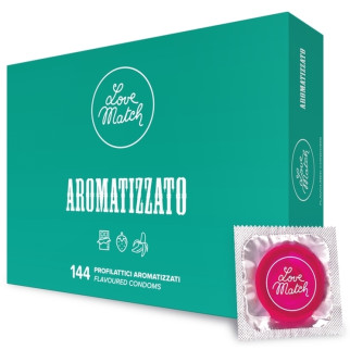 Кольорові ароматизовані презервативи Love Match Arromatizato 144 шт - Інтернет-магазин спільних покупок ToGether