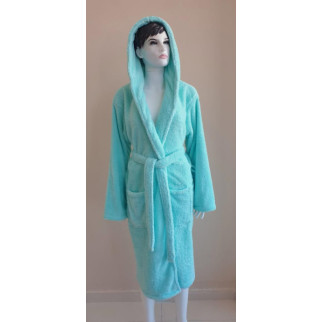 Жіночий халат TM ZERON WELSOFT, розмір S Блакитний - Інтернет-магазин спільних покупок ToGether
