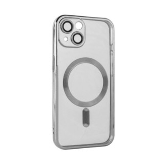 Чохол для Apple iPhone 15 з MagSafe та захистом камери Silver TPU - Інтернет-магазин спільних покупок ToGether