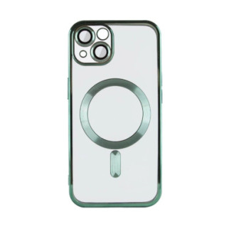Чохол для Apple iPhone 15 з MagSafe та захистом камери Green TPU - Інтернет-магазин спільних покупок ToGether