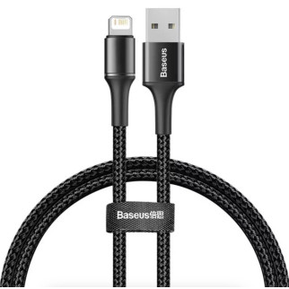 USB кабель Lightning BASEUS для зарядки і синхронізації iPhone iPod iPad c підсвічуванням 2 м Чорний - Інтернет-магазин спільних покупок ToGether