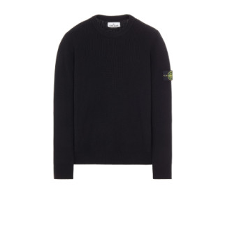 Светр Stone Island 550D8 Ribbed Soft Cotton Black XXL - Інтернет-магазин спільних покупок ToGether